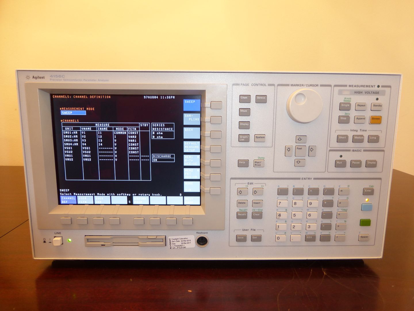 Keysight / Agilent 4156C Precision Semiconductor Parameter Analyzer